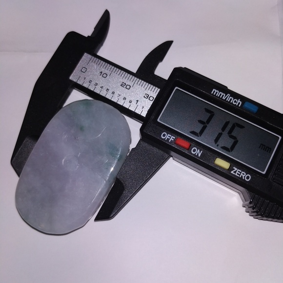 Authentic type A real lucky emerald  jade pendant - Picture 4 of 6